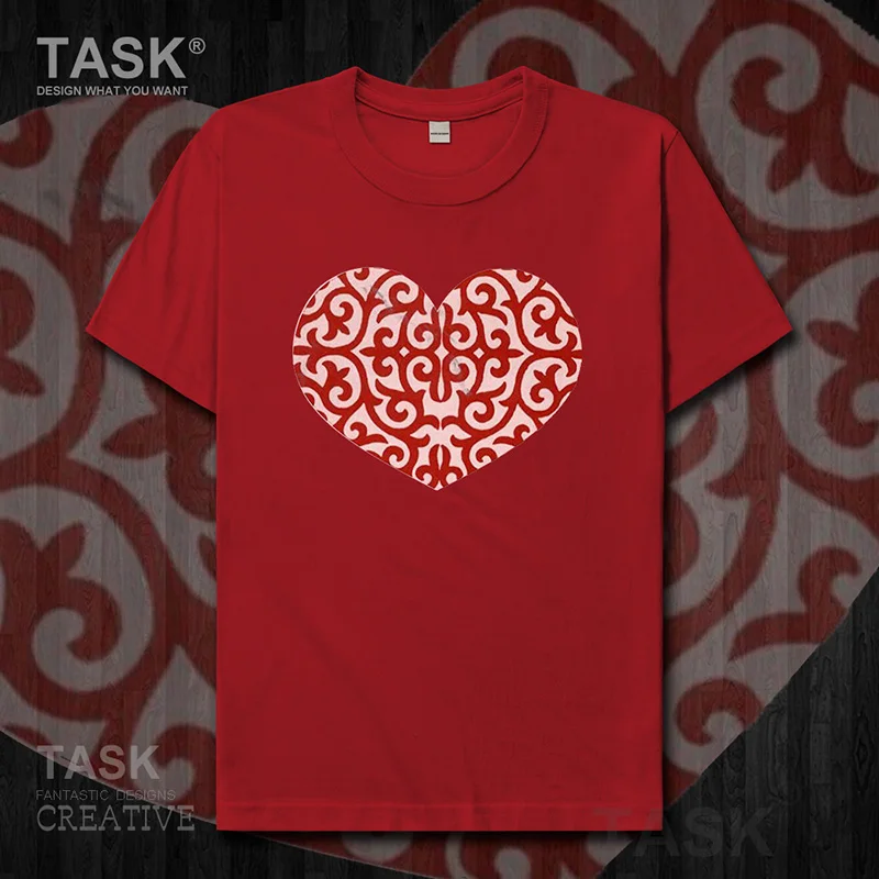 Kazakhstan KAM Kazakh short-sleeved T-shirt male KAZAKH totem Special ethnic half-sleeved clothes summer Fashion 05 | Мужская одежда