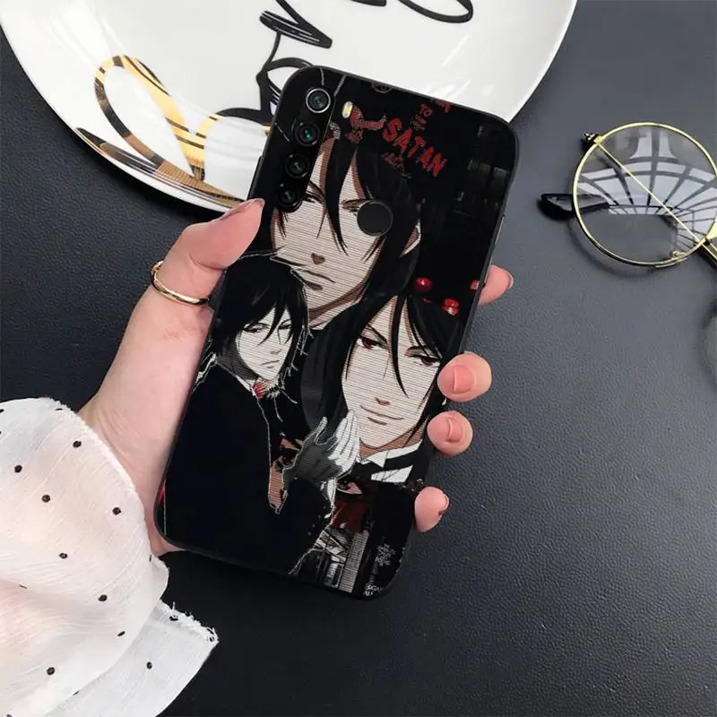 

Hot Black Butler Anime Phone Case For Xiaomi mi 9 9t 10 redmi 9 9a 8 8a note 10 9 9s 8 8t 7 pro max funda