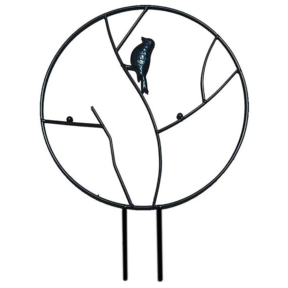 

Круглая садовая решетка для подъема растений, цветов, железная стойка, горшечные растения, лоза, овощи, подъем, опорная рама, украшение сада