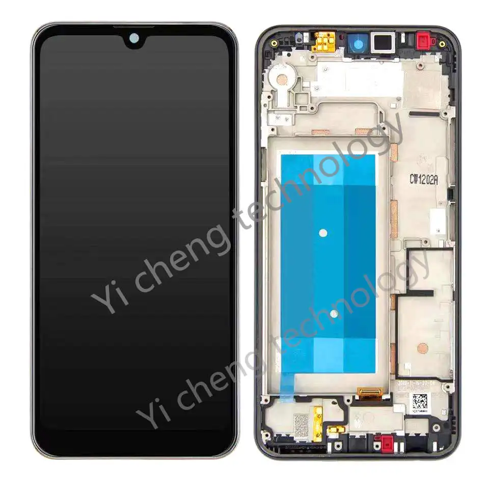 Pantalla t&aacute;ctil LCD de 6,1 pulgadas para LG K40S, montaje de digitalizador con Marco, accesorio de repuesto para LG K40S, X430, X430EMW-1