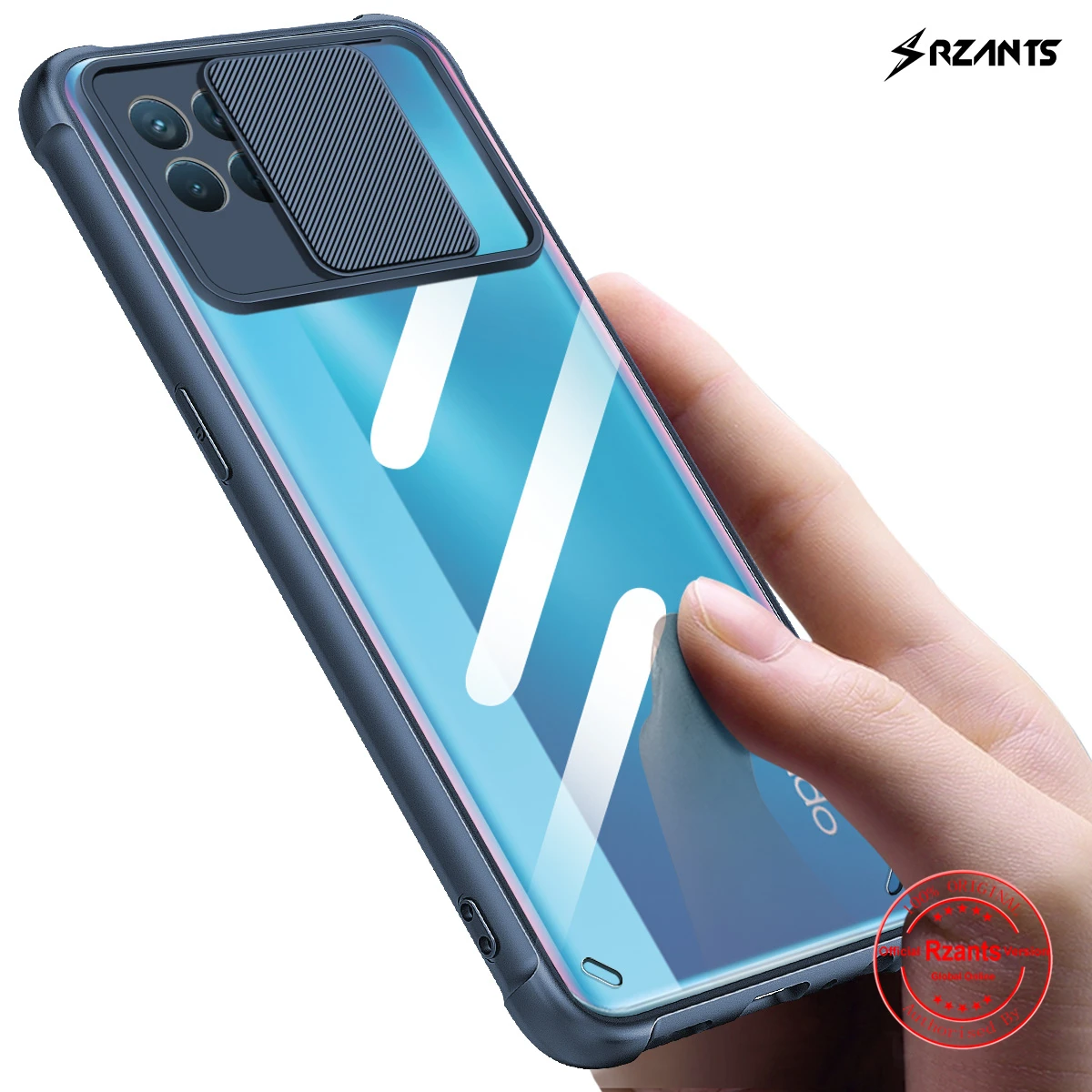 

Rzants For OPPO A93 A94 Phone Case Soft [Lens Protect] Slim Clear Cover Double Casing