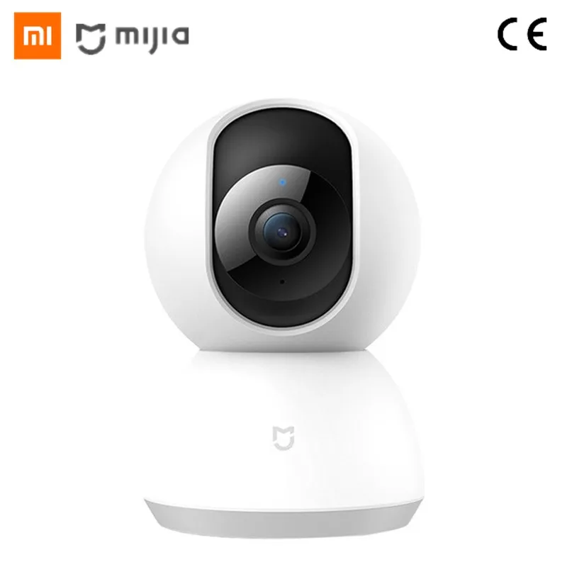 Умная IP камера Mijia Xiaomi 1080P беспроводная видеокамера с углом обзора 360 градусов Wi Fi