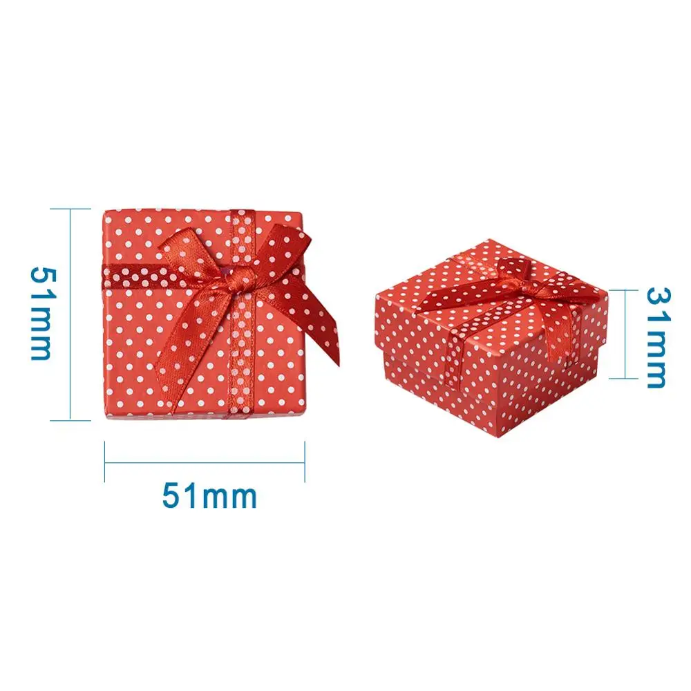 12 шт смешанные прямоугольные картонные подвески ювелирные коробки и упаковочная