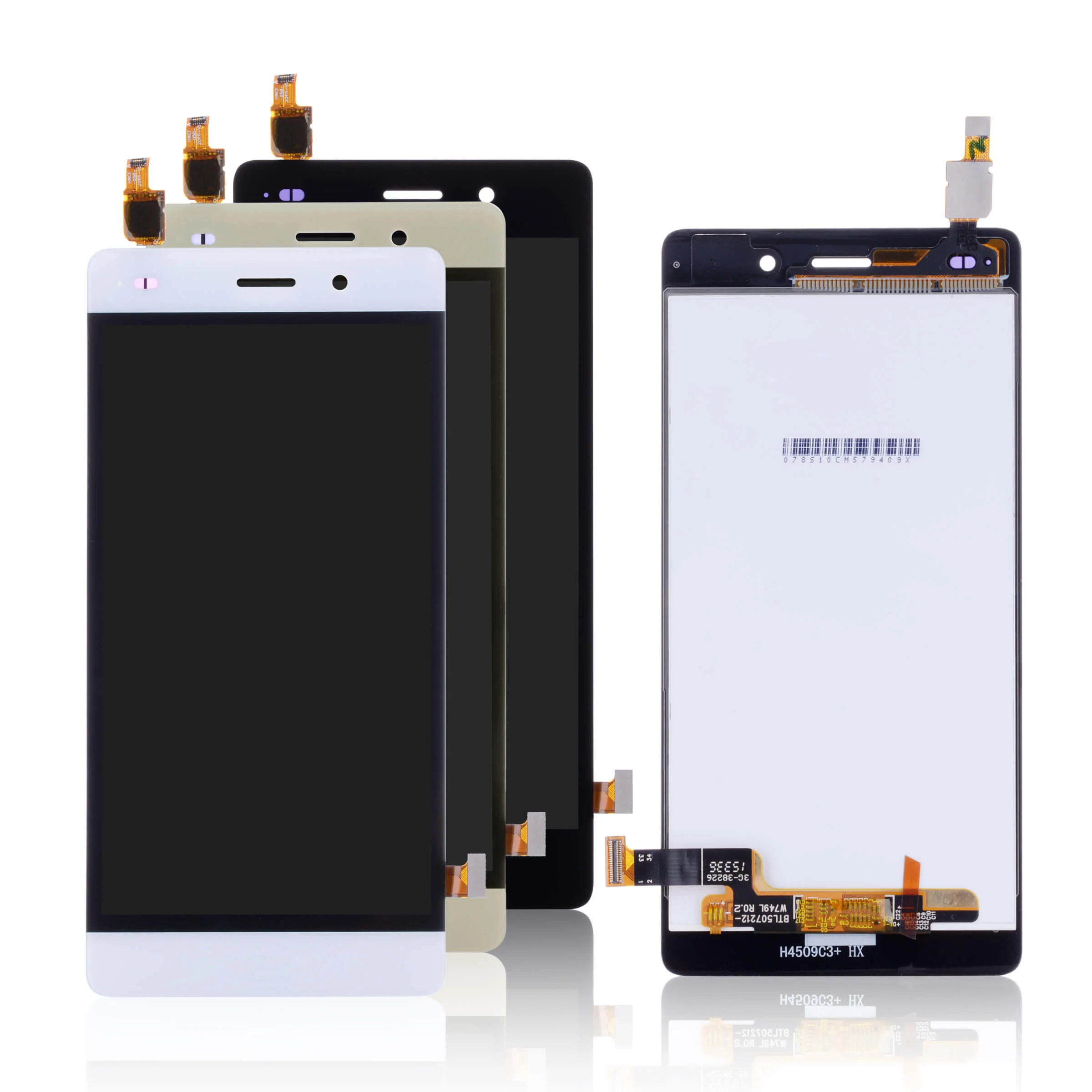 ЖК дисплей для HUAWEI P8 Lite ALE L21 Tela сенсорный фронтальный Com Aro Completo Módulo козырек