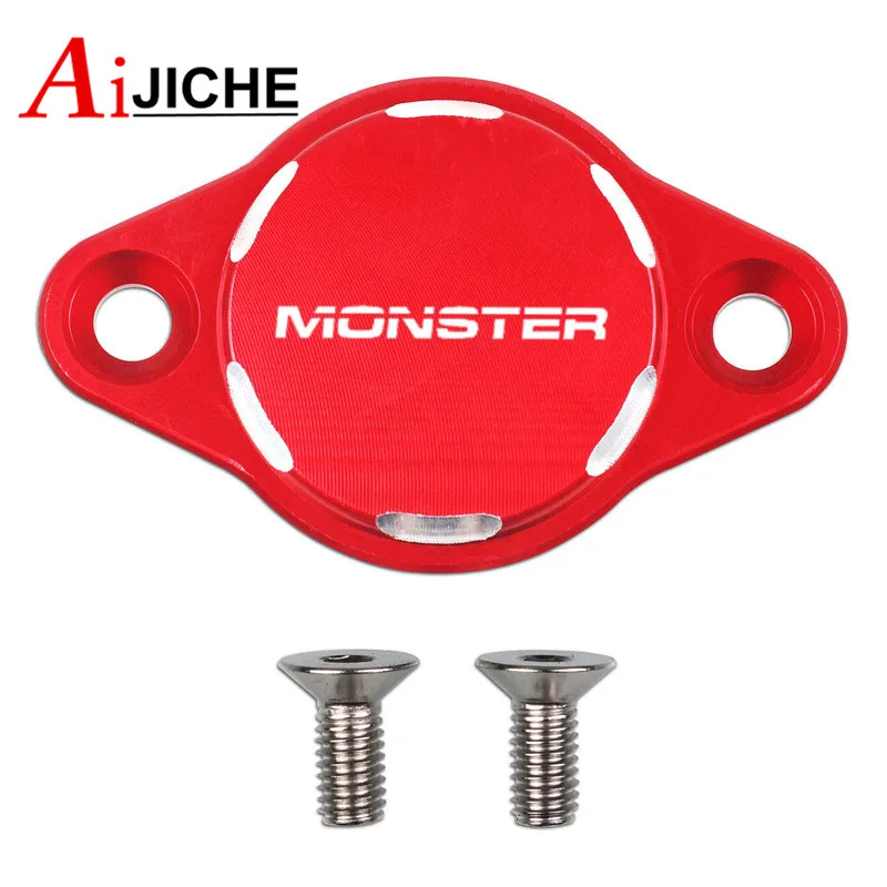 

Крышка масляного фильтра двигателя CNC для мотоцикла, декоративная крышка, Защитная крышка для DUCATI MONSTER 696, 796, 821, 695, 1100/S/EVO, 1200, 1200S