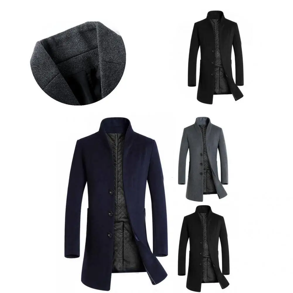 

Мужская однотонная куртка, Мужская ветровка, однотонный облегающий плащ