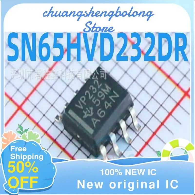 

10-200 шт. SN65HVD232DR SN65HVD232D VP232 SOP8 новый оригинальный IC