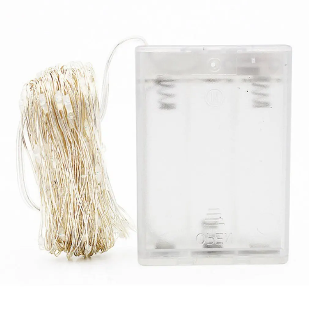 

СВЕТОДИОДНАЯ Гирлянда для украшения дома, уличные рождественские украшения из медной проволоки для дома и сада, сказочные огни, рождествен...