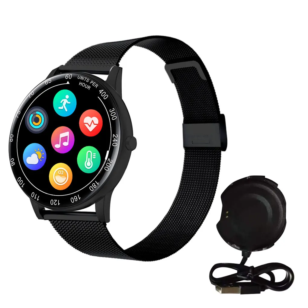 Смарт часы для мужчин и женщин фитнес трекер монитор сердечного ритма