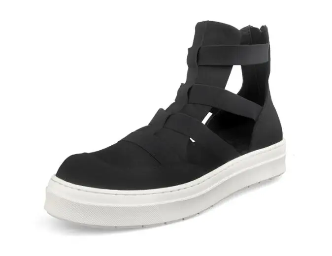 

summer men's casual shoes Korean high-top shoes for men summer high-top shoes Casual sandals