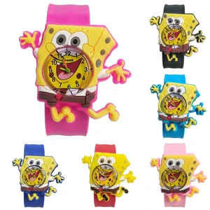 Высокое качество низкая цена розовый ремешок Детские игрушки Детские часы силиконовый черный ремешок Детские часы для мальчиков и девочек часы Детские кварцевые часы