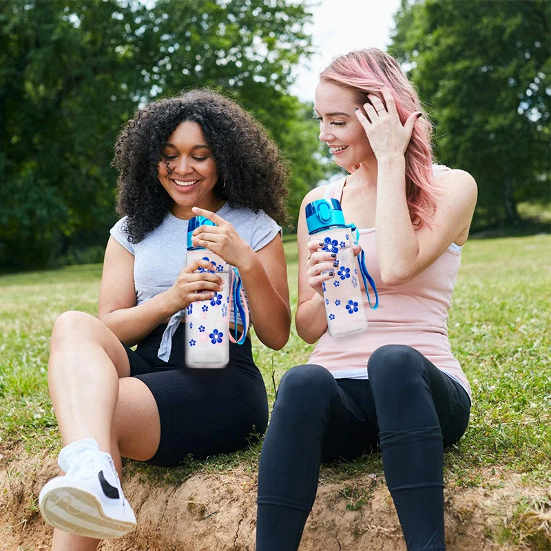 

Summer 500ml Portable Leak-proof Water Cup Girl Bottle High Quality Tour Outdoor Bicycle Sports Drinking Plastic Water Bottles
