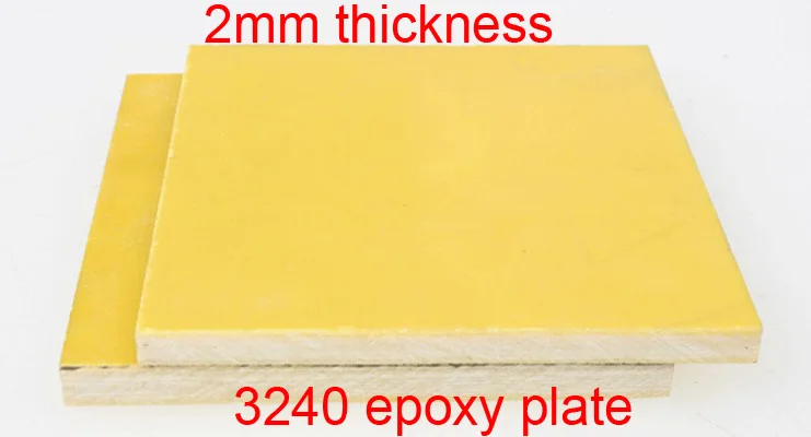 Толщина 2 мм 3240 эпоксидная пластина стеклянная панель клейкая для стекла лист из