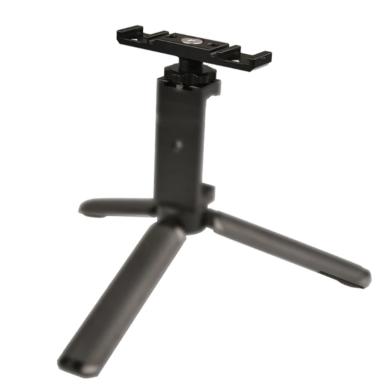 

Dual Hot Shoe Mount Adapter Microphone Extension Bar Video Accessories Y1AA