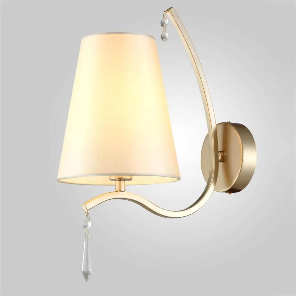 Бра Crystal Lux Renata AP1 Gold IP20 золотой
