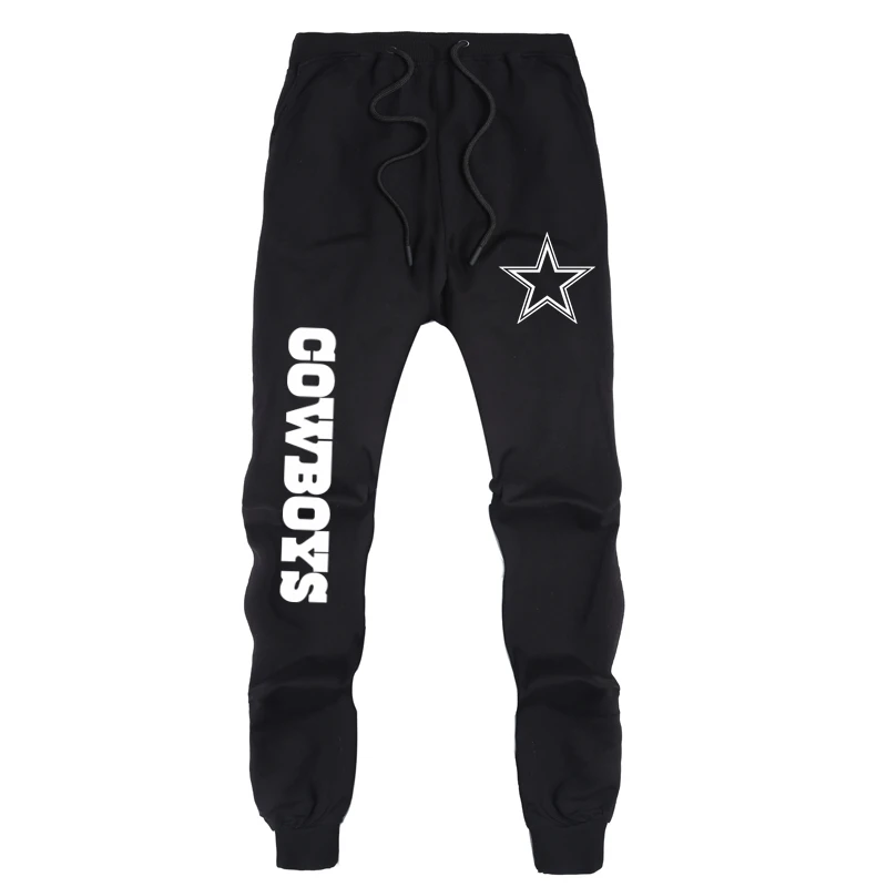 Cowboys Black Патриоты брюки весна и осень спортивный свитер брюки Новая Англия чемпионы Повседневные свитера брюки новые любовники мужские повседневные спортивные брюки - Цвет: Cowboys Black