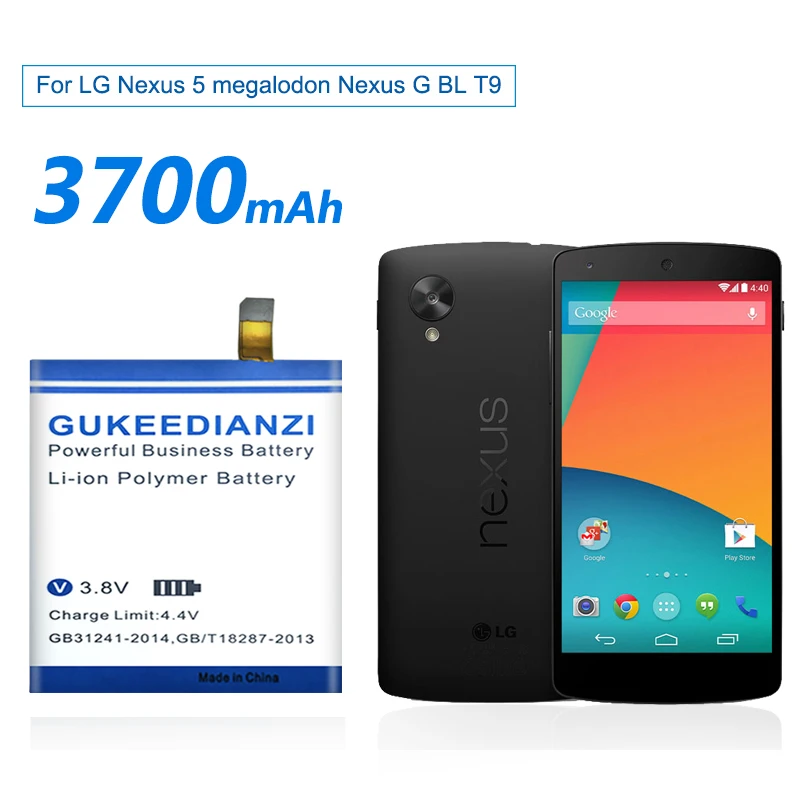 GUKEEDIANZI для батареи LG Google Nexus 5 5X G E980 D820 D821 Megalodon D8 H790 H791 H798 BL-T9 BL-T19 Trackcode |