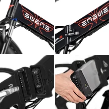 20-дюймовый складной толстый велосипед Электрический снежный горный Engwe Electric Ebike