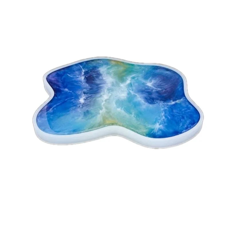 

Coaster Molds for Resin Casting Designer Handmade DIY Concrete, Cement, Home Decoration Irregular Coaster Silicone Molds