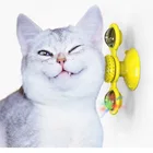 Ветряная мельница, Портативная Игрушка для массажа царапин на присоске, кошачья мята, игрушка для тренировок, Забавный мяч для кошек, Аксессуары для кошек