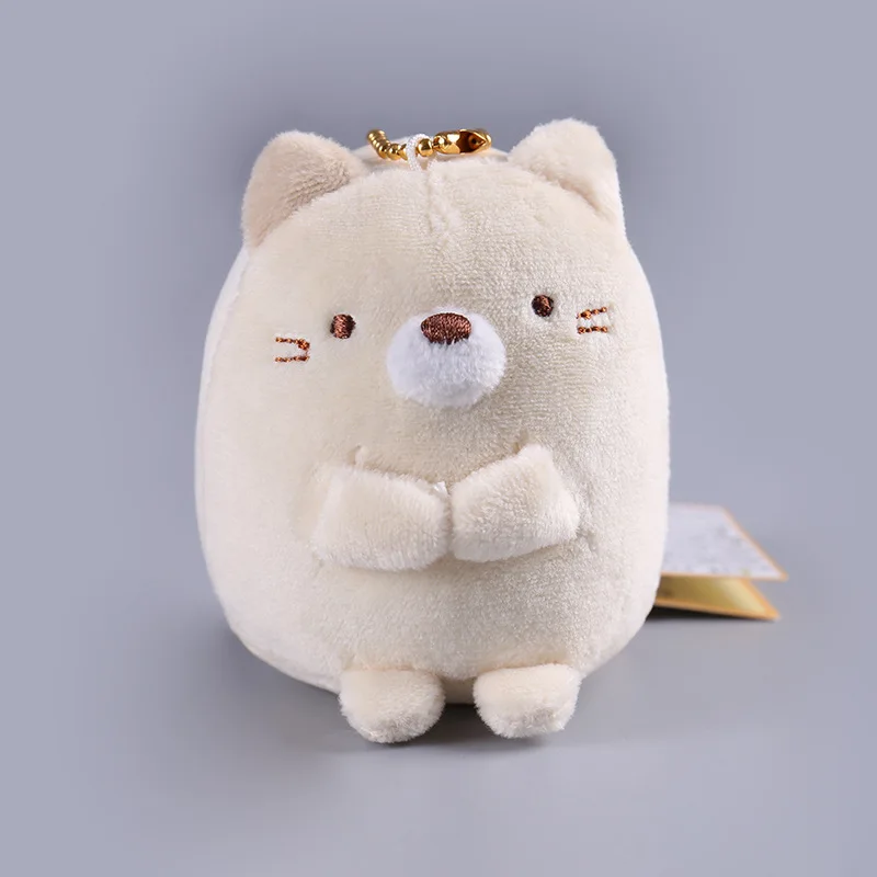 Kawaii животное 8 см Sumikkogurashi оранжевые кошки розовый медведь жареная креветка Ss