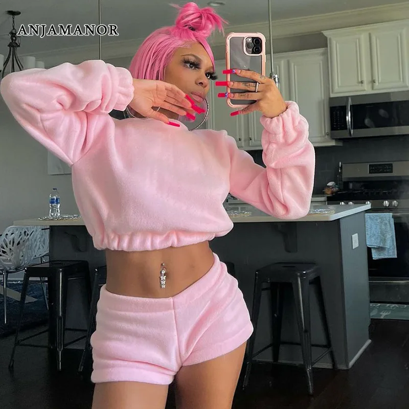 

Женский флисовый комплект из двух предметов, на осень и весну