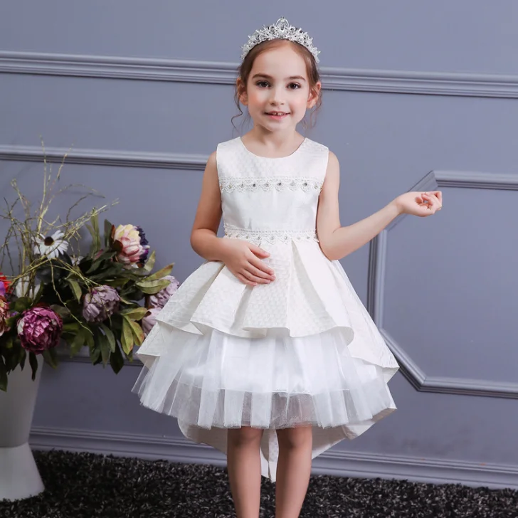 Жаккардовое платье для девочек наряды на свадьбу день рождения праздвечерние