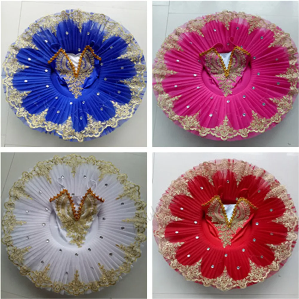 Новинка Профессиональное светодиодное балетное платье-пачка для девочек танцев