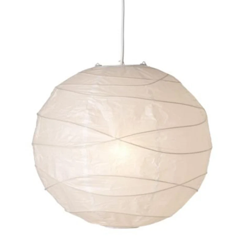 

Hanging lampshade, white, paper, 45 x 45 x 45 cm