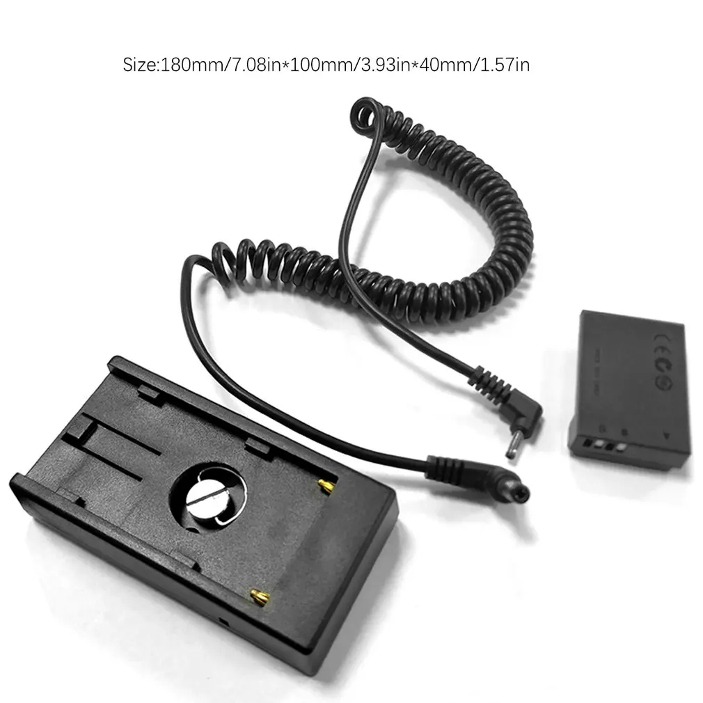 DR-E15 Fake Battery DC Coupler For Canon EOS100D kiss x7 F970 Gusset Holder Mount Plate Power Supply Set | Электроника