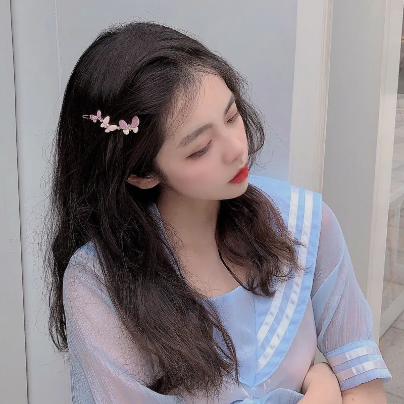 

Hair Accessories Butterfly Women Colorful Fashion Barrette Hairpins