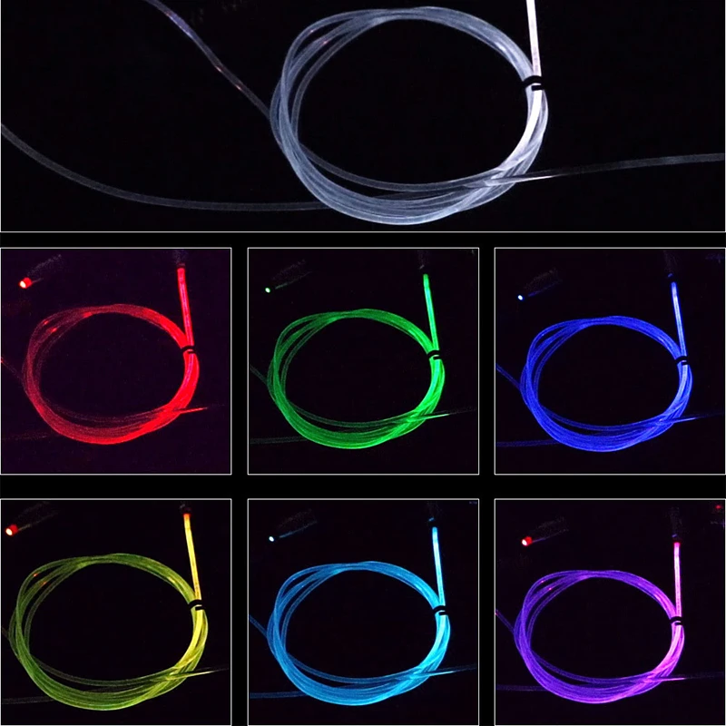 Новые роскошные запчасти автомобиля светодиодные световые полоски RGB волоконно