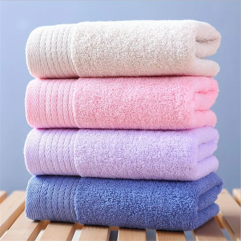 Хлопковое супервпитывающее большое полотенце 70x140 см для лица/рук 34x75 толстое