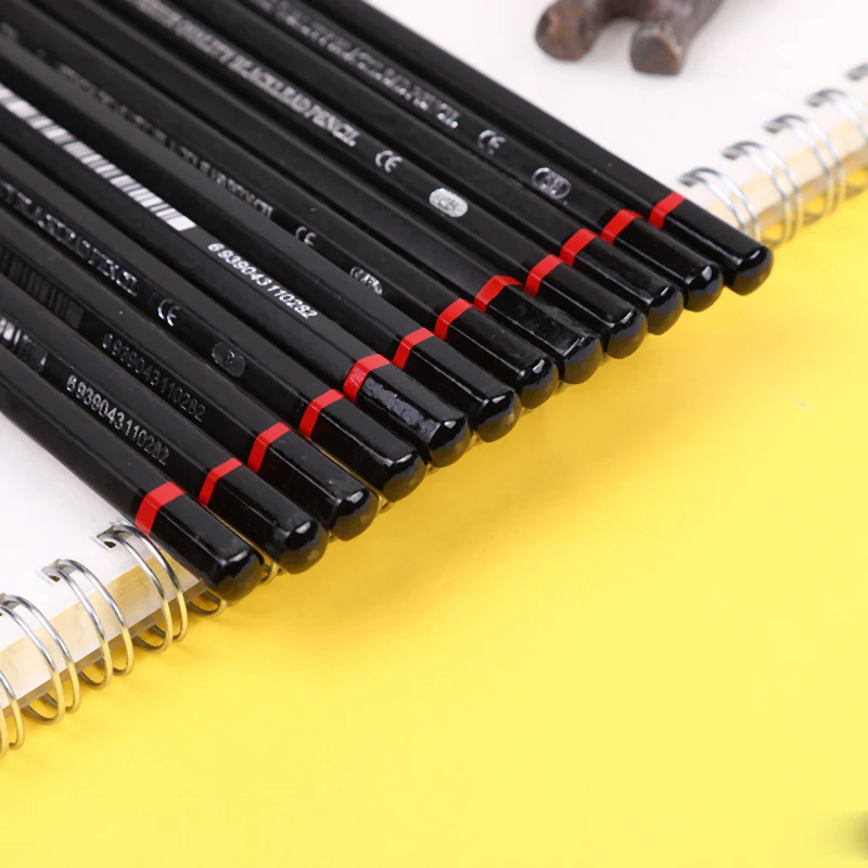 Набор профессиональных карандашей для рисования 2H-8B ластик подарок подставка