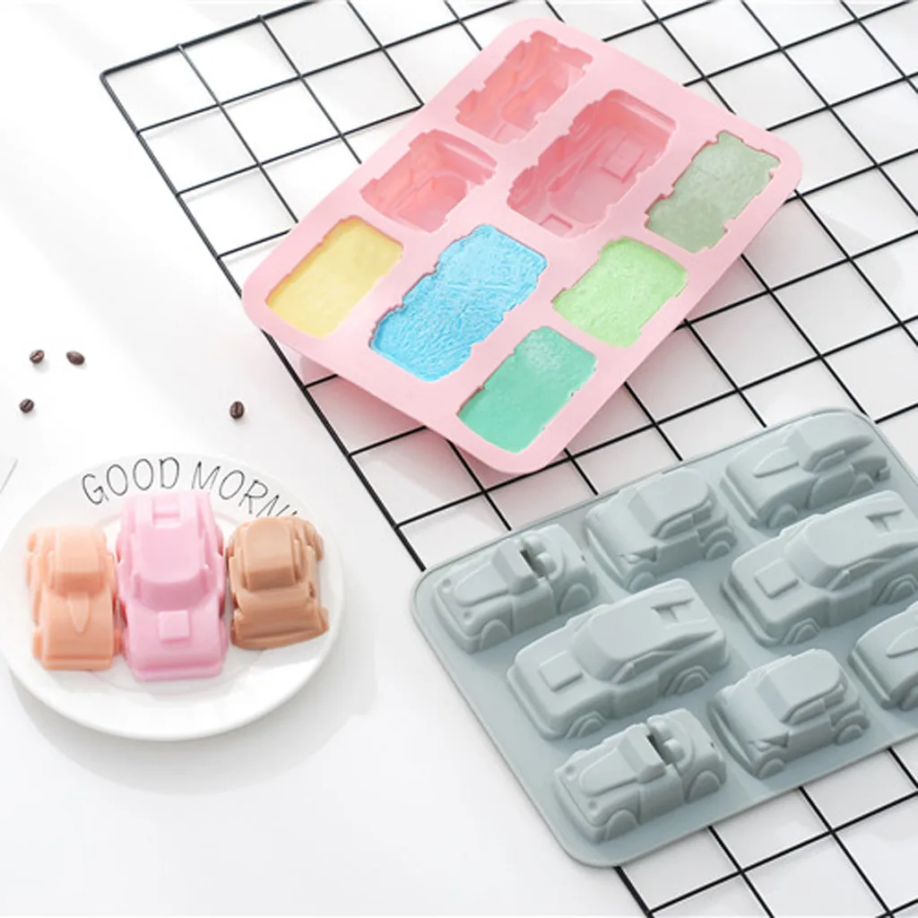 Автомобильная форма силиконовая для мыла 3D формы шоколада выпечки на день