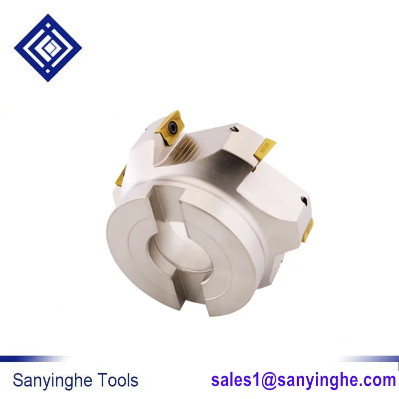 

90 градусов ЧПУ режущая головка Прямоугольный плоский Фрезерный резак торцевая фреза 50R0.8 режущая головка кран/фреза