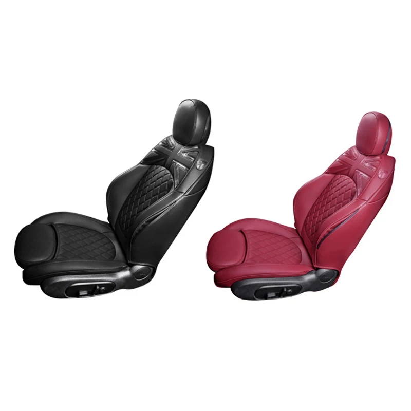 

Car Seat Protection Cover Full Wrap Leather Cushion For BMW MINI F54 F55 F56 F60 R56 R60 Interior Decoration Car Styling