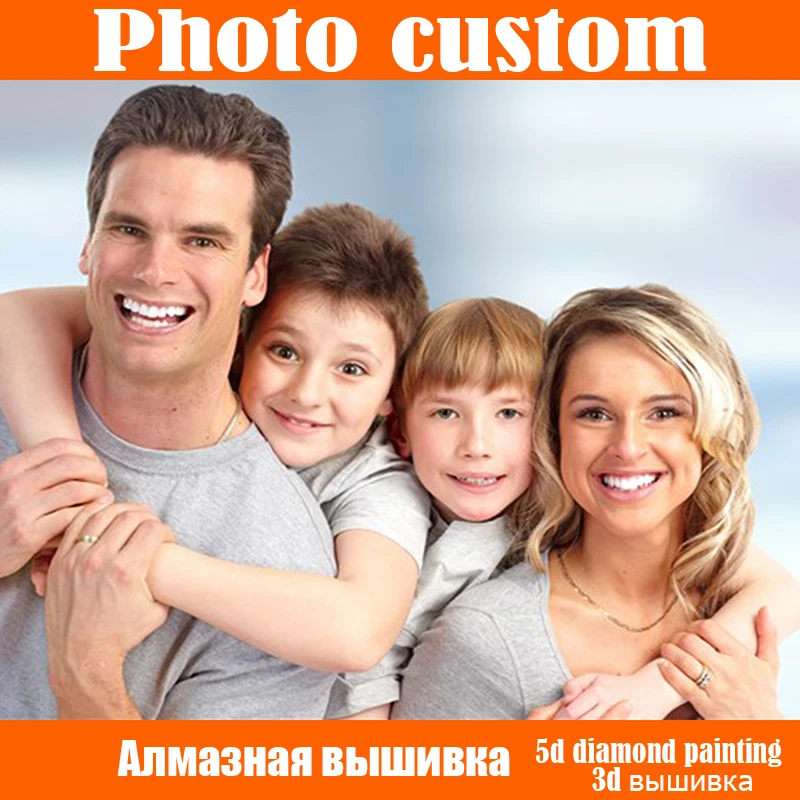 

Photo Custom Diamond Painting 5D DIY Picture of Rhinestones Diamond Embroidery 3D Cross Stitch Home Wedding Decoration Gift