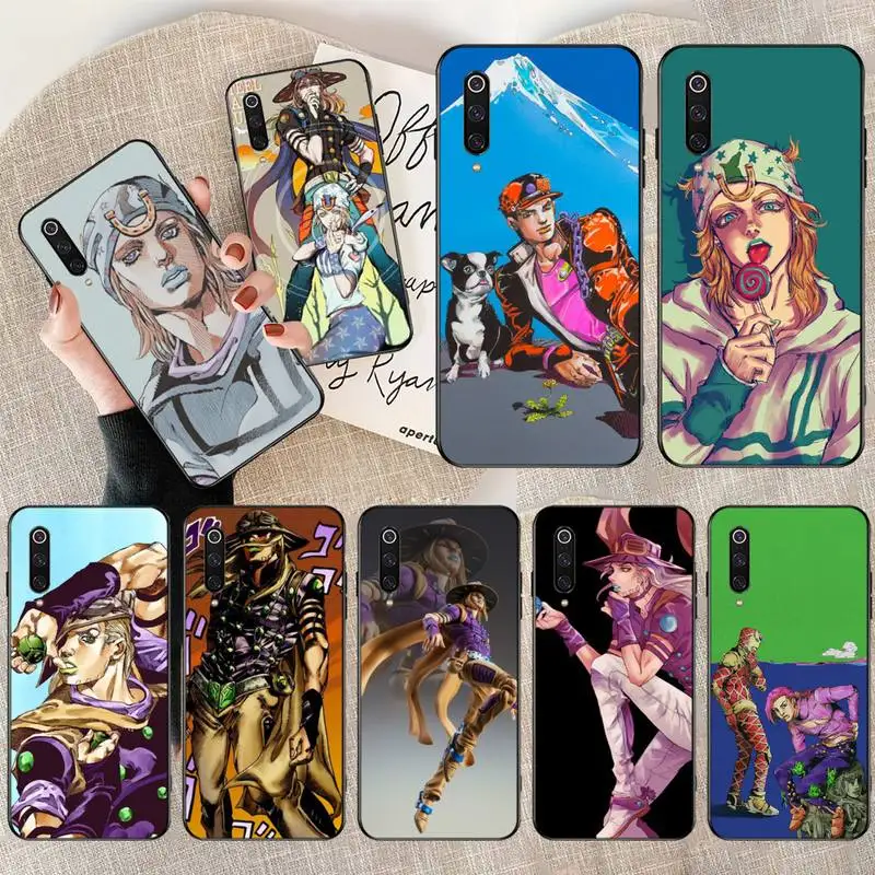Чехол для телефона PENGHUWAN Gyro Zeppeli Jojo Steel Ball Run Black Redmi Note 8 8A 7 6 6A 5 5A 4 4X 4A Go Pro Plus