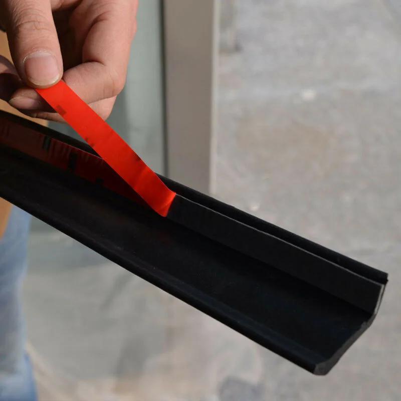 

1 Roll Seal Strip Rubber Tape Home Garage Door Windows Protective Seal Strip 2M