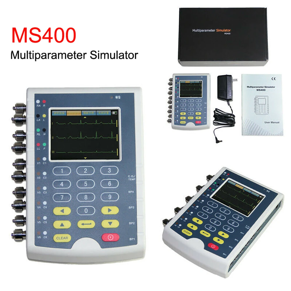 Портативный многопараметрический Симулятор пациента CONTEC MS400 с сенсорным экраном