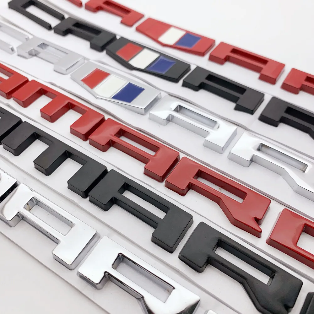 

Metal 3D Car Styling Badge Side Wing Fender Sticker Auto Emblem Decal For CAMARO Accessories Spark Emblem Badge Nameplate Rear