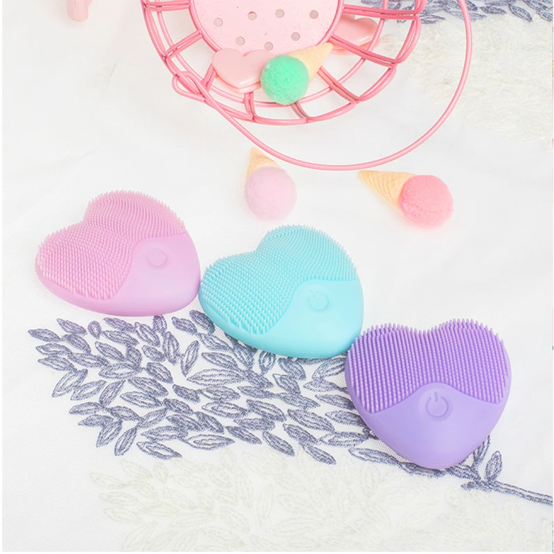 Электрическая массажная мини-щетка для чистки лица стиральная машина