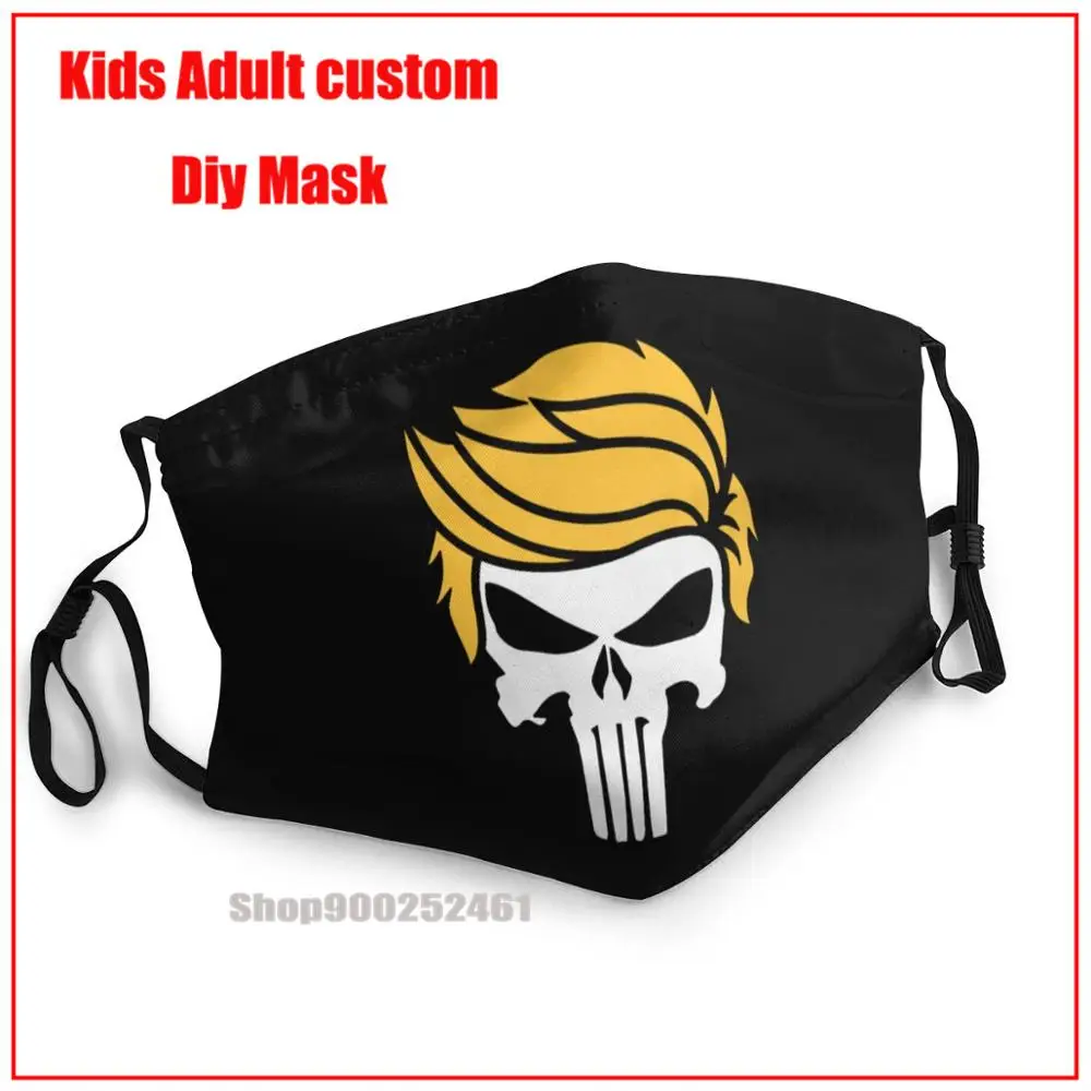 

Skull Trump DIY mascarillas de tela моющаяся многоразовая маска для лица для взрослых mascarillas de tela lavables con filtro дизайнерская маска для лица