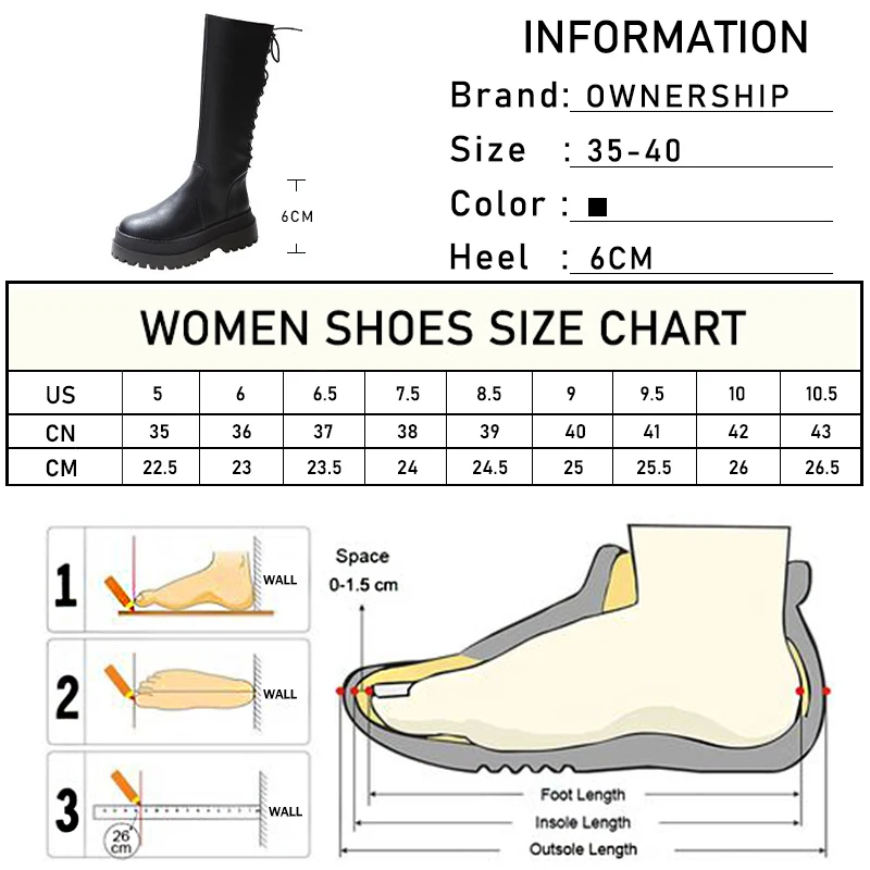 

Women High Platform Mid Calf Boots Ladies Boots Woman Fashion Slip On Zip Motorcycle Boots Female Autumn Winter Shoes
