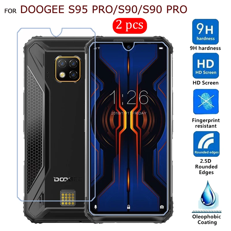 Закаленное стекло Для Doogee S90 S95 Pro защитный чехол для телефона S90Pro защитная пленка