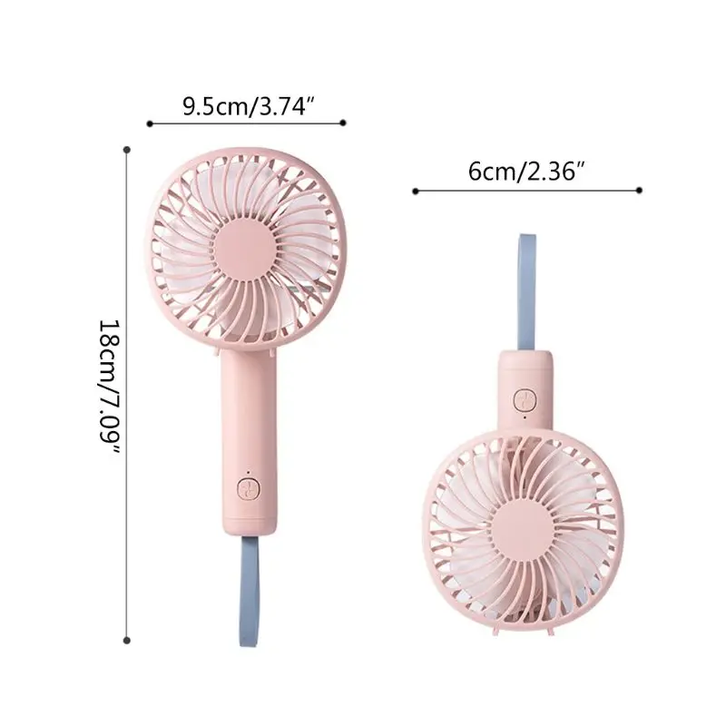 

Mini Desk Fan Portable Mobile Holder Fans Handheld Outdoor USB Fan Small Desktop Office Rechargeable