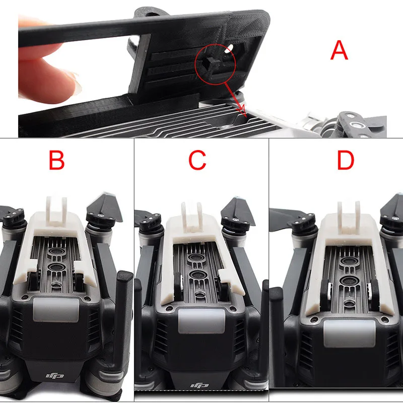 Для DJI Mavic Pro Gopro 360 градусов Панорама Спортивная камера топ низкий держатель подвесной кронштейн защита фиксированный зажим адаптер Дрон
