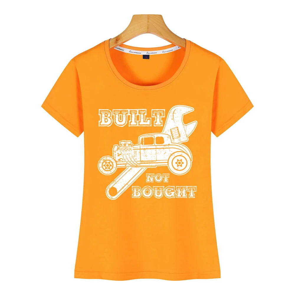 Tops T Shirt Women truck built not bought Comic Inscriptions Print Female Tshirt | Женская одежда