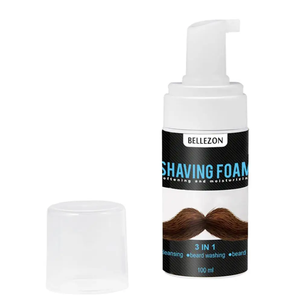 Мужская пена для бритья лица ручная бритва крем удалитель бороды личной
